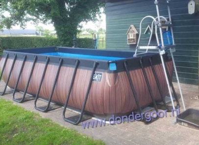 zwembad EXit 400-200-wood zandfilter